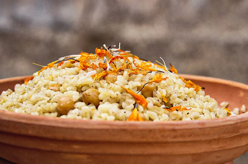 Pilaf au crocus (Çiğdem Pilavı)