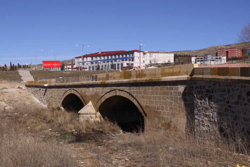 A two-arched historic bridge built in 1894–95 under Sultan Abdülhamid II, located within the Bozok University campus.