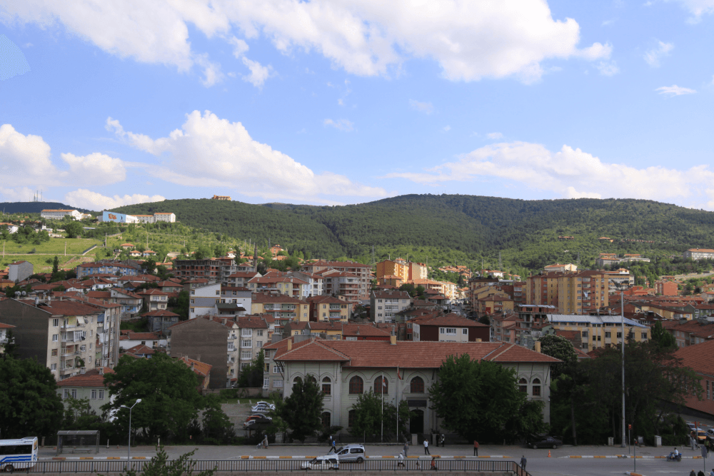 An early-Republican-era school building opened in 1930, now serving as the rectorate of Bozok University.