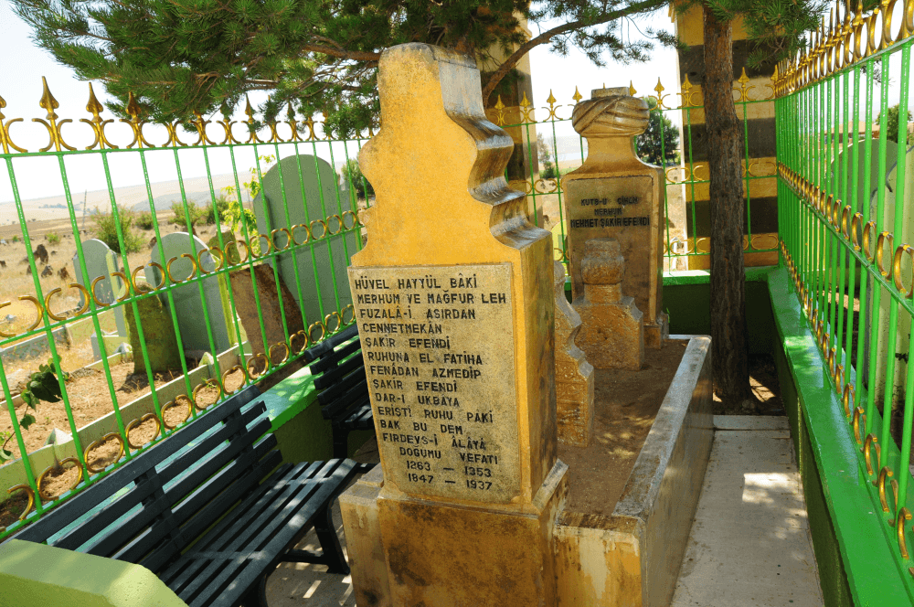 The grave and pilgrimage shrine of respected Islamic scholar Mehmet Şakir Efendi in Gedikhasanlı village, Sorgun.